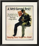 A Well-Earned Rest, 1930 Plakater af Robert Beebe