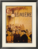 Cinematographe Lumiere Innrammet Giclee-trykk av H. Brispot