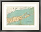 Suffolk County, New York, c.1895 Innrammet Giclee-trykk av Joseph Rudolf Bien Suffolk County, New York, c.1895 Innrammet Giclee-trykk av Joseph Rudolf Bien
