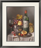 Chateau Beychevelle 1985 Reproduction encadrée édition limitée par Raymond Campbell