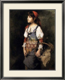 Jeune paysanne Posters par Alexei Alexeivich Harlamoff