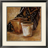 Pot et Tissus II Poster par Olga Ilic
