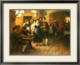 Vor dem Tanz Kunstdruck von Franz Von Defregger