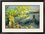 Tuscan Terrace Plakat av Gordon Breckenridge