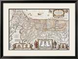 The Promised Land for the Sons of Israel, c.1663 Affiches par Nicholas Visscher