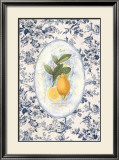 Lemon Toile Póster por Sarah Elizabeth Chilton