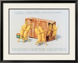 Tanzende Bananen Kunstdrucke von Greg Brown
