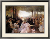 Avenue du Bois de Boulogne Poster par Albert Marie Dagnaux