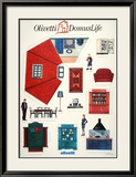 Olivetti Domus Life Póster por Susay
