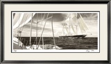 Schooners Crossing Lámina enmarcada de edición limitada por Cory Silken