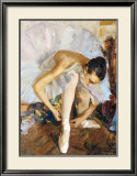 Ballerina Fixing Her Shoe Posters av Vasily Bratanyuk Ballerina Fixing Her Shoe Posters av Vasily Bratanyuk