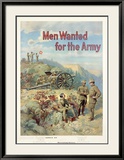 Men Wanted for the Army Lámina giclée enmarcada por Michael Whelan