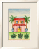 Maison provençale avec paniers Poster par Sabine Kaloustian