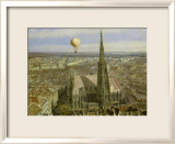 Balloon Ride over Vienna, c.1847 Affiches par Jakob Alt