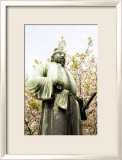 Bronze Statue, Cherry Blossoms of Spring Prints by Takashi Kirita