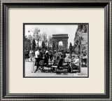 Café on the Champs Elysees, Paris, 1960 Arte Café on the Champs Elysees, Paris, 1960 Arte