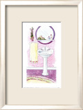 Candlelight and Roses Poster by Kim Attwooll