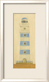 Lighthouse with Blue Fence Affiches par Jose Gomez