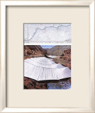 Over the River I: Above Affischer av Christo Over the River I: Above Affischer av Christo