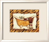 Tiger Bath Prints by Diane Knott
