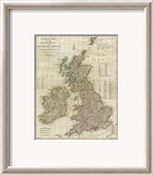 A Complete Map of the British Isles, c.1788 Framed Giclee Print by Thomas Kitchin