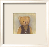 Bear with Brown Vest Posters par Catherine Becquer