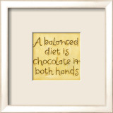 Balanced Diet Láminas por Karen Tribett