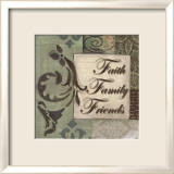 Words to Live By, Faith Family Friends Láminas por Smith-Haynes Words to Live By, Faith Family Friends Láminas por Smith-Haynes