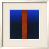 Schwarz Ultramarinblau Prints by Juergen Freund
