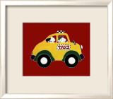 Dogs in Taxi II Prints by Shelly Rasche
