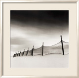 Plage balayée par le vent Poster par Michael Kenna