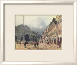 Die Esplanade in Bad Ischl Kunstdruck von Rudolph von Alt