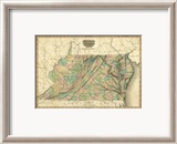 Virginia, Maryland and Delaware, c.1823 Framed Giclee Print by Henry S. Tanner