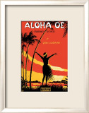 Aloha Oe Music Sheet Posters by LeMorgan 