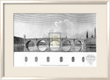 Entwurf für eine Steinbrücke Kunstdruck von James Basire