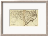 State of North Carolina, c.1796 Framed Giclee Print by John Reid