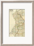 Iowa, c.1838 Estampe encadrée par L. Judson