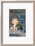 Moullot Framed Giclee Print by E. Roux