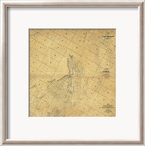 Map of The City of Los Angeles, c.1857 Framed Giclee Print by Ord, Edward Otto Cresap 
