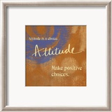 Attitude Affiches par Linda Woods