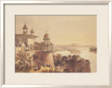 Palais et fort d'Agra Affiches par David Roberts