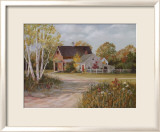 La ferme en bouleau blanc Posters par Jacqueline Penney