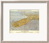 Florida and Part of Georgia and Alabama, c.1861 Estampe encadrée par John Bachmann