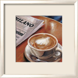 Cappuccino al Bar Pósters por Federico Landi