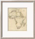 Africa, c.1834 Framed Giclee Print by John Arrowsmith
