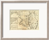 State of Maryland, c.1795 Gerahmter Giclée-Druck von Mathew Carey