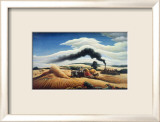 Threshing Wheat Kunstdrucke von Thomas Hart Benton