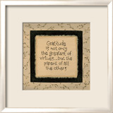 Gratitude Poster af Karen Tribett Gratitude Poster af Karen Tribett