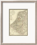 Pays-Bas, c.1821 Innrammet Giclee-trykk av Adrien Hubert Brue