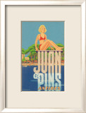 Juan Les Pins, Antibes, France Affiches par A. Kow